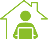 Echtes Homeoffice icon