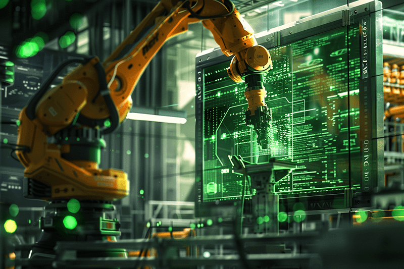 suresecure_realistic_photo_of_a_cyberexpert_stand_before_a_robo_