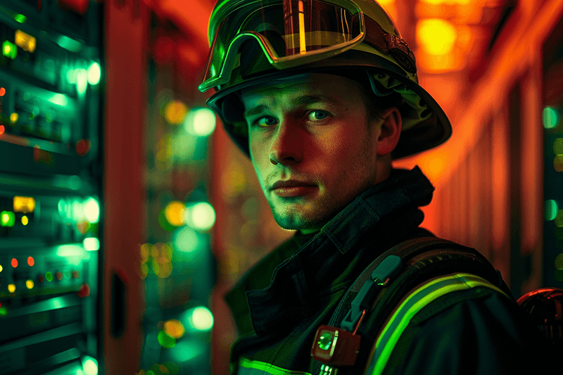 suresecure_ultrarealistic_photo_feuerwehrmann_in_modernen_serve_3